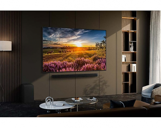Samsung Q67D QE43Q67DAUXXH Fernseher 109,2 cm (43Zoll) 4K Ultra HD Smart-TV WLAN Grau, Titan