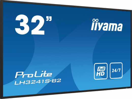 iiyama LH3241S-B2 Signage-Display Kiosk-Design 80 cm (31.5) LED 350 cd/m? Full HD Schwarz 24/7