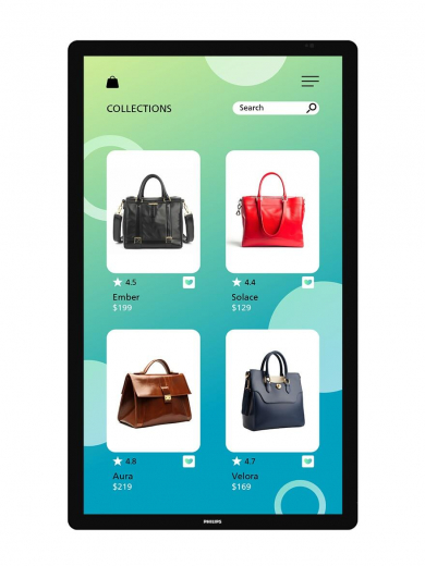 Philips 32BDL3751T Signage Touch Display 80 cm 31,5 Zoll - FHD, 350 cd/m², 24/7, 2x HDMI, USB, LAN, Android 13