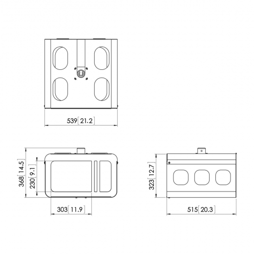 PPA 320 Projektorgehäuse mit Diebstahlschutz