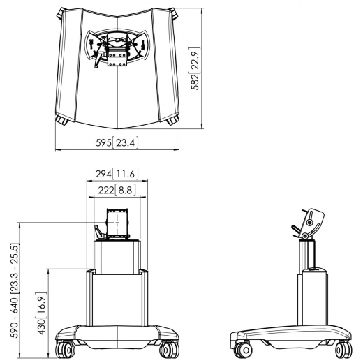 PFT 2515 Display Trolley