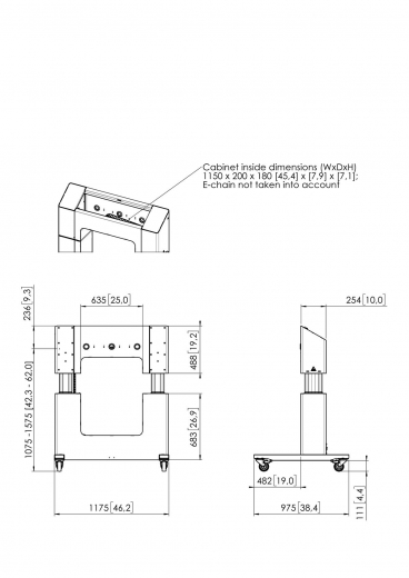 PFTE 7120 Motorisierter Trolley dvLED und LCD