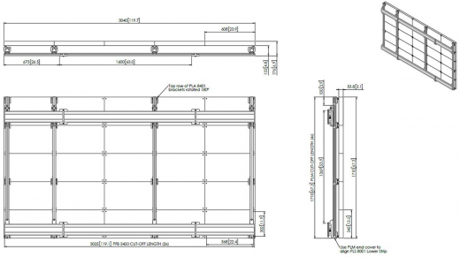 INT8002 LED-Wandadapter für Philips FHD 165BDL9119