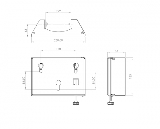 S063.8020 Ständerkopf