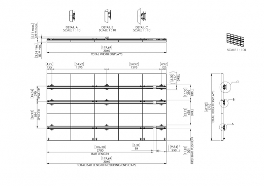 INT 8402 dvLED Wandschnittstelle