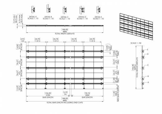 INT 8606 dvLED Wandschnittstelle