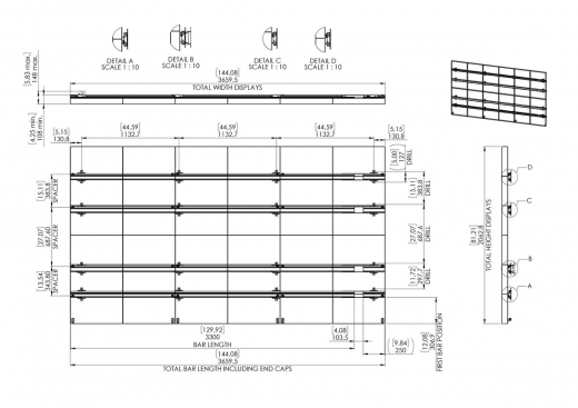 INT 8803 dvLED Wandschnittstelle