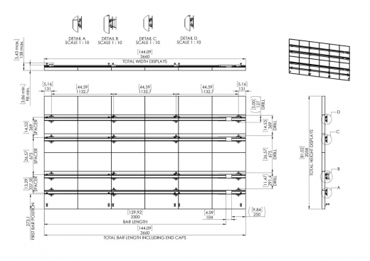 INT 8923 dvLED Wandschnittstelle