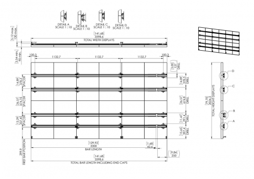 INT 9203 dvLED Wandschnittstelle