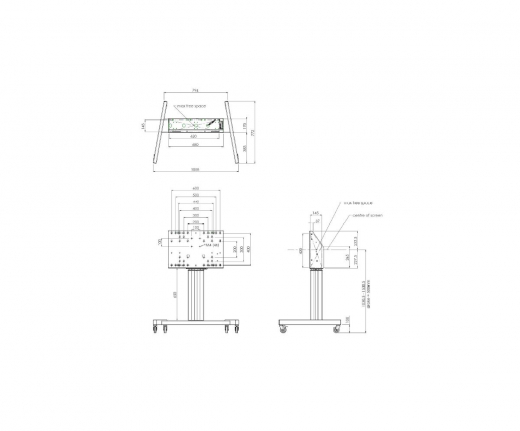 S062.7275 Trolley mit elektrischem Display Lift