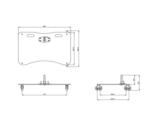 S063.1510 Bodenständer für Wagenrahmen,