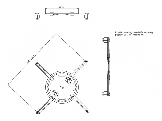 S002.1003 Projektor Halterung