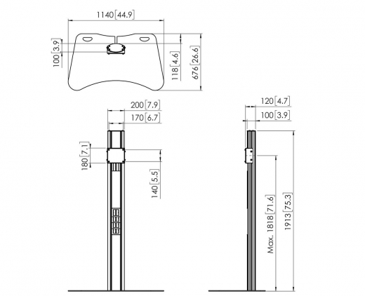 S062.4425.01 Bildschirm Bodenständer