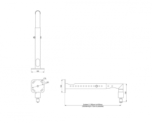 S002.1560 Hochformat/Bodenprojektion, Winkelset