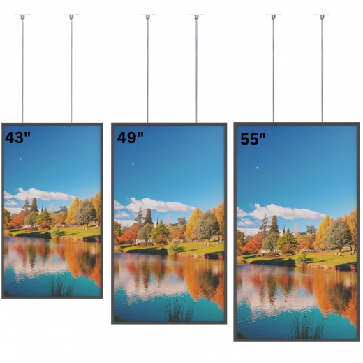 Schaufenster Displays | High Brightness Digital Signage Displays 43, 49, 55 Zoll | Android 13