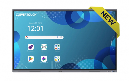 Clevertouch Pro Series 3 Interaktives Touchdisplay 4K (65–98 Zoll) mit Google EDLA