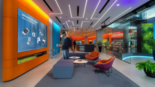 Demogerät - Samsung Indoor LED Videowall IW016J 144 Zoll + Bodenhalterung + Verkleidung