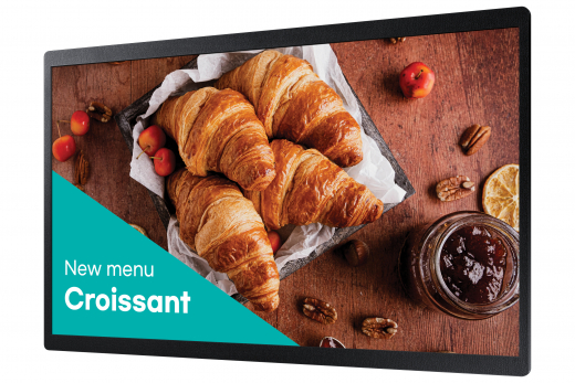 Samsung QB24C Digital Signage Flachbildschirm 61 cm (24) LED WLAN 250 cd/m² Full HD Schwarz Eingebauter Prozessor Tizen 16/7
