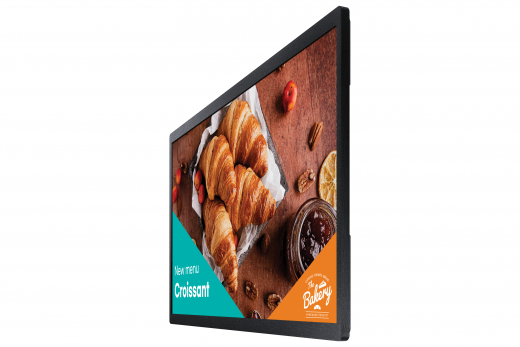 Samsung QB24C Digital Signage Flachbildschirm 61 cm (24) LED WLAN 250 cd/m² Full HD Schwarz Eingebauter Prozessor Tizen 16/7