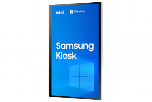Samsung KM24C-3 Kiosk-Design 61 cm (24) LED 250 cd/m² Full HD Weiß Touchscreen Eingebauter Prozessor Windows 10 IoT Enterprise 16/7