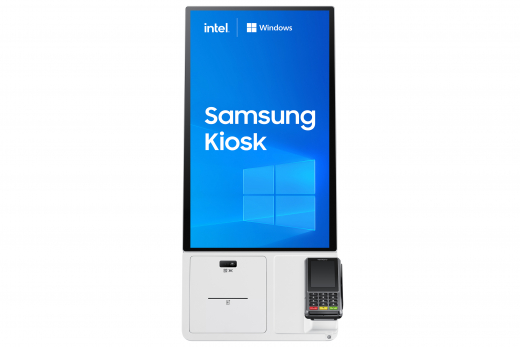 Samsung KM24C-3 Kiosk-Design 61 cm (24) LED 250 cd/m² Full HD Weiß Touchscreen Eingebauter Prozessor Windows 10 IoT Enterprise 16/7