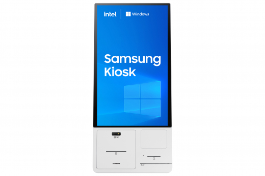 Samsung KM24C-3 Kiosk-Design 61 cm (24) LED 250 cd/m² Full HD Weiß Touchscreen Eingebauter Prozessor Windows 10 IoT Enterprise 16/7