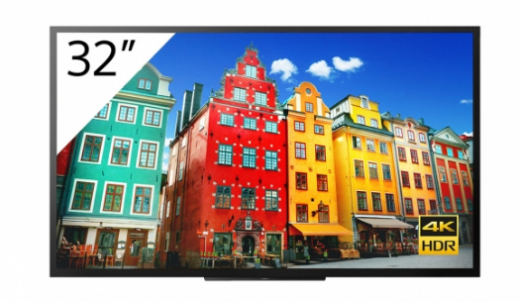 Sony FW-32BZ30J1 Signage-Display Digital Signage Flachbildschirm 81,3 cm (32) LCD WLAN 300 cd/m² 4K Ultra HD Schwarz Eingebauter Prozessor
