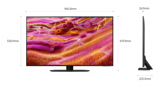 Samsung QE43QN90FAT 109,2 cm (43) 4K Ultra HD Smart-TV WLAN Schwarz