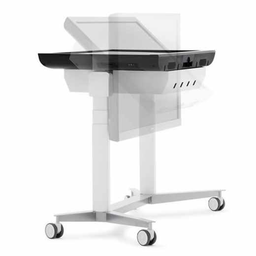 Elektrisch verstellbarer Rollwagen für Touchdisplays