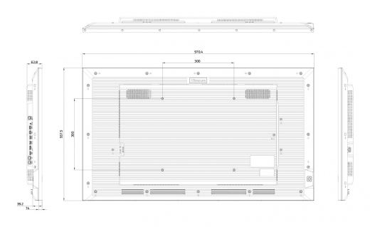 Hisense 43” 4K UHD IPS Digital Signage Display - 24/7 Operation Digitale A-Platine 109,2 cm (43) WLAN 500 cd/m² 4K Ultra HD Schwarz Android 11 24/7