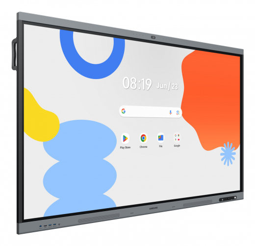 Samsung LH65WAFPLGC Interaktives Whiteboard 165,1 cm (65) 3840 x 2160 Pixel Touchscreen Schwarz, Grau