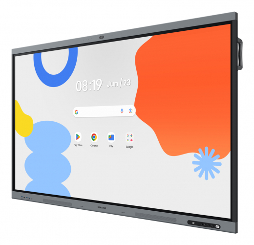 Samsung LH65WAFPLGC Interaktives Whiteboard 165,1 cm (65) 3840 x 2160 Pixel Touchscreen Schwarz, Grau