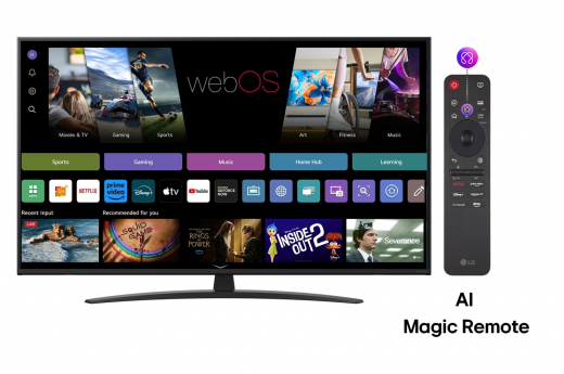 LG NanoCell AI 55NANO81A3A Fernseher 139,7 cm (55) 4K Ultra HD Smart-TV WLAN Schwarz