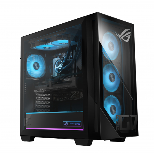 ASUS ROG G700 GM700TZ-R8700F092W AMD Ryzen™ 7 8700F 32 GB DDR5-SDRAM 2 TB SSD NVIDIA GeForce RTX 5070 Ti Windows 11 Home Tower PC Schwarz