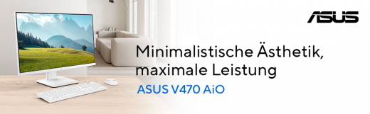 ASUS V400 AiO V470VAK-WPE925W Intel® Core™ i5 i5-13420H 68,6 cm (27) 1920 x 1080 Pixel All-in-One-PC 8 GB DDR5-SDRAM 512 GB SSD Windows 11 Home Wi-Fi 6E (802.11ax) Weiß