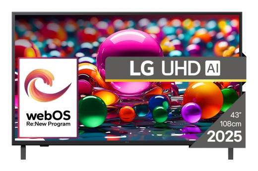 LG 43UA74003LB Fernseher 109,2 cm (43) 4K Ultra HD Smart-TV WLAN Schwarz