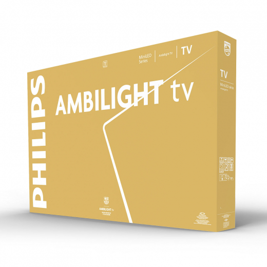 Philips Ambilight 65MLED910/12 Fernseher 165,1 cm (65) 4K Ultra HD Smart-TV WLAN Schwarz