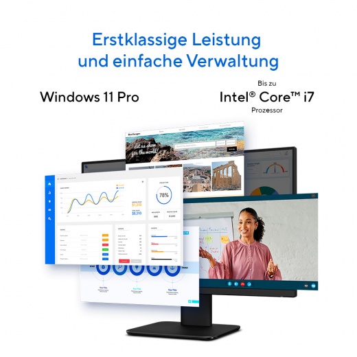ASUS ExpertCenter P400 AiO P440VAESK-BPC083X Intel® Core™ i5 i5-13420H 60,5 cm (23.8) 1920 x 1080 Pixel All-in-One-PC 16 GB DDR5-SDRAM 512 GB SSD Windows 11 Pro Wi-Fi 6E (802.11ax) Schwarz