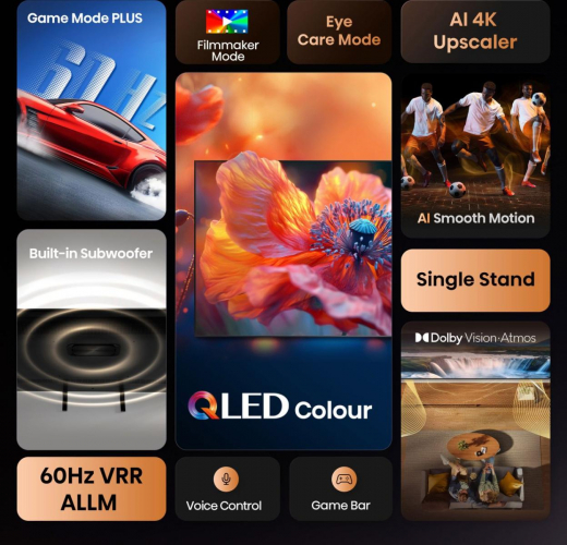 Hisense A7Q 65  | Hi-QLED Smart TV 4K 60 Hz