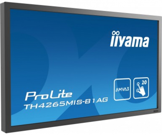 iiyama ProLite TH4265MIS-B1AG Computerbildschirm 106,7 cm (42) 1920 x 1080 Pixel Full HD LED Touchscreen Schwarz