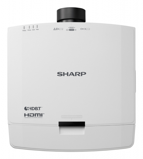 Sharp V801U Standard Throw-Projektor 8000 ANSI Lumen 3LCD WUXGA (1920x1200) 3D Weiß