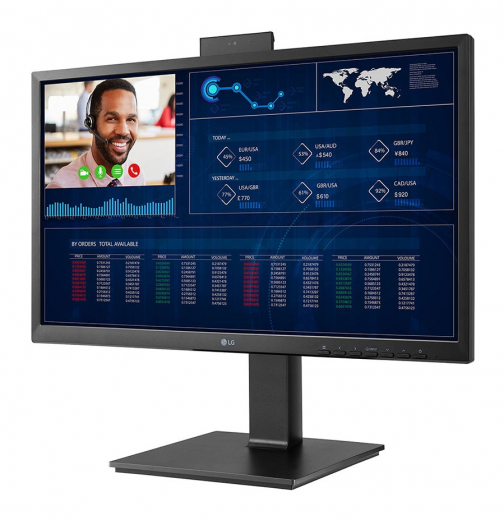 LG 24CQ651I-6P All-in-One PC/Workstation Intel® Celeron® J4105 61 cm (24) 1920 x 1080 Pixel All-in-One thin client 4 GB DDR4-SDRAM 16 GB HDD Wi-Fi 4 (802.11n) Weiß