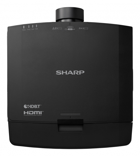 Sharp V731U Standard Throw-Projektor 7300 ANSI Lumen 3LCD WUXGA (1920x1200) 3D Schwarz