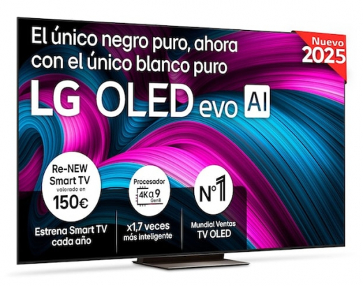 LG OLED evo AI OLED83C5ELA 2,11 m (83) 4K Ultra HD Smart-TV WLAN Schwarz