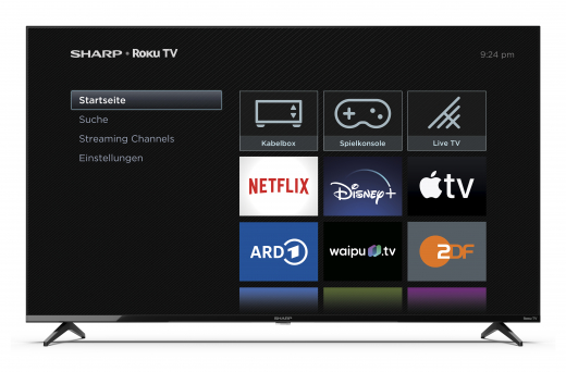 Sharp 55GJ4225E 139,7 cm (55) 4K Ultra HD Smart-TV WLAN Schwarz