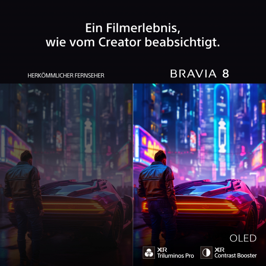 Sony FWD-77XR80 Fernseher 195,6 cm (77) 4K Ultra HD Smart-TV WLAN Schwarz