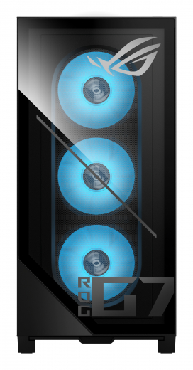 ASUS ROG G700 GM700TZ-R9800X033W AMD Ryzen™ 7 9800X3D 32 GB DDR5-SDRAM 2 TB SSD NVIDIA GeForce RTX 5080 Windows 11 Home Tower PC Schwarz