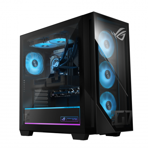 ASUS ROG G700 G700TF-07265F351W Intel Core Ultra 7 265F 32 GB DDR5-SDRAM 1 TB SSD NVIDIA GeForce RTX 5070 Ti Windows 11 Home Tower PC Schwarz