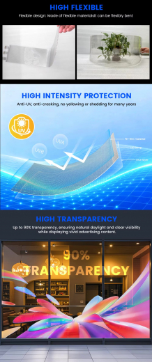 3DH Transparentes LED Display nach Maß
