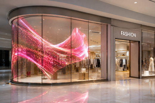 3DH Transparentes LED Display nach Maß
